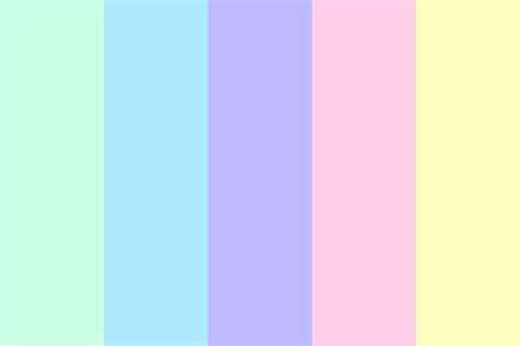 vaporwave pastels Color Palette