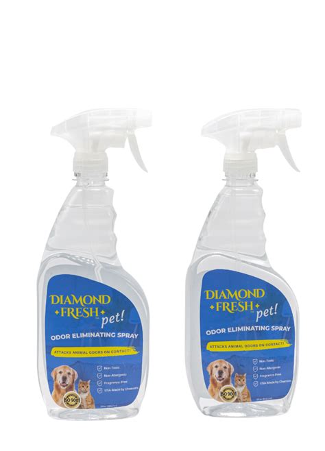 Pet Odor Eliminating Spray (23 oz.) (2 Pack) - Diamond Fresh