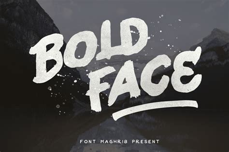 Bold Face Typeface :: Behance