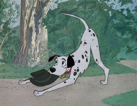 Animation Collection: Original Production Animation Cel of Pongo With Roger's Hat From "One ...