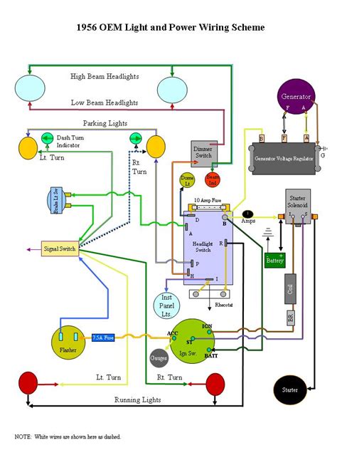 56 Ford Car Wiring Diagram