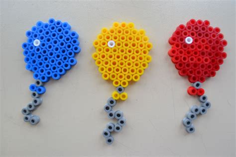 Ballons d'anniversaire Easy Perler Beads Ideas, Hamma Beads Ideas, Easy Perler Bead Patterns ...