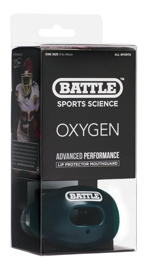 Battle Oxygen Lip Protector Mouthguard with Convertible Strap ...