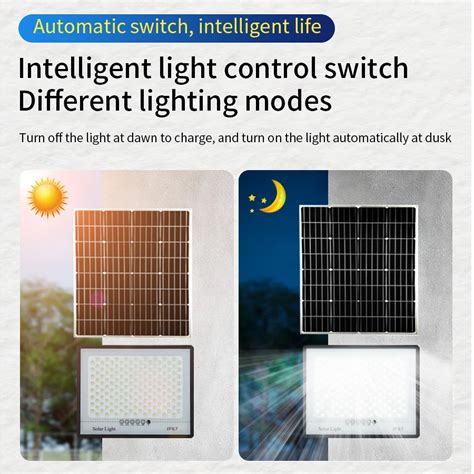 Outdoor Solar Light 300W Solar Lamp External IP67 Waterproof Solar ...