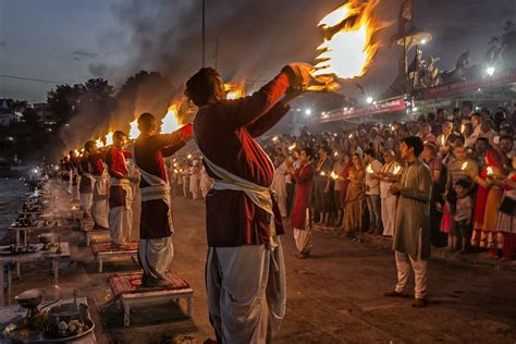 Ganga Aarti Ceremony in India