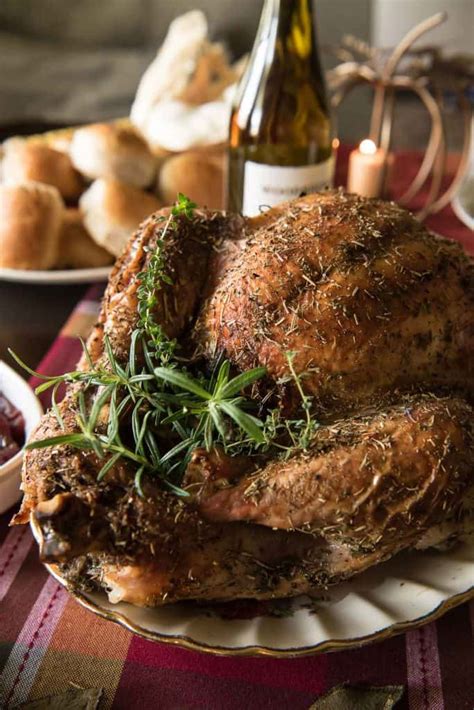 Juicy White Wine and Herb Roasted Turkey & Our Thanksgiving Menu! • The ...