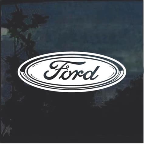 Ford Oval 2 – Ford Decal Sticker | Custom Made In the USA | Fast Shipping