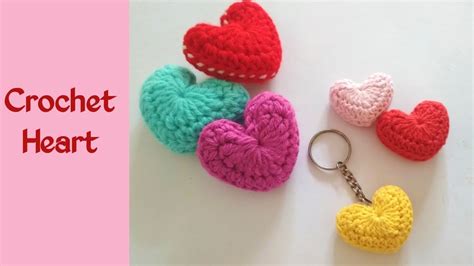 Small Crochet Heart Keychain Free Pattern Nicki's Homemade Crafts ...