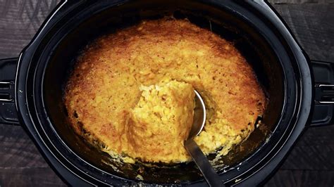 Slow Cooker Corn Pudding Recipe - 10-Minute Prep - Easy Holiday Side!