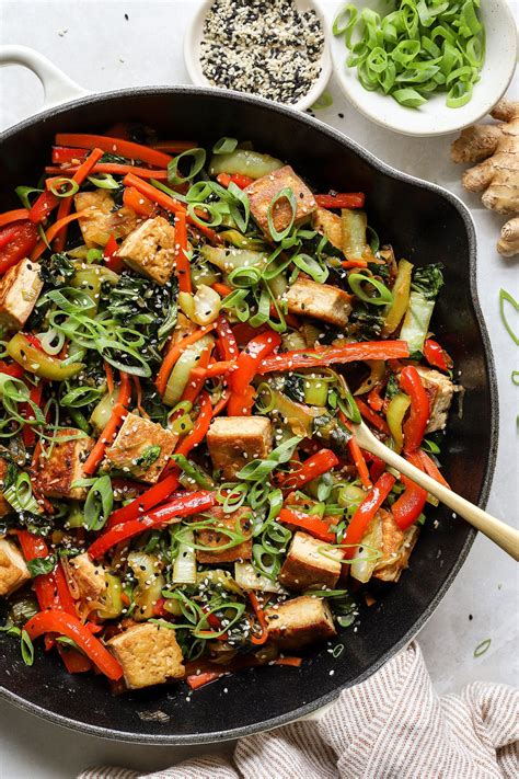 15-Minute Tofu Bok Choy Stir-Fry - The Natural Nurturer