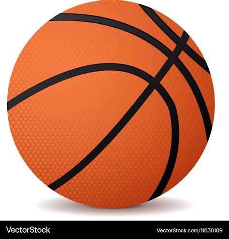 Basketball ball Royalty Free Vector Image - VectorStock