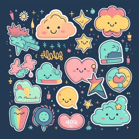 Premium AI Image | A super cute kawaii sticker