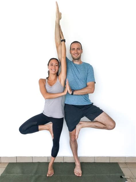 Couple's Yoga Poses: 23 Easy, Medium, Hard Yoga Poses For Two People