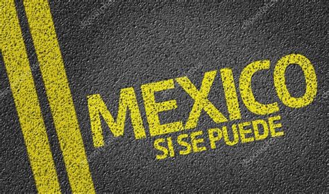 Mexico, Si se puede written on the road, yes we can — Stock Photo ...