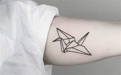 Origami crane tattoo | Ink'd Soul