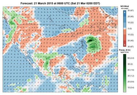 Regional Migration Forecast: 20-27 March 2015 : BirdCast