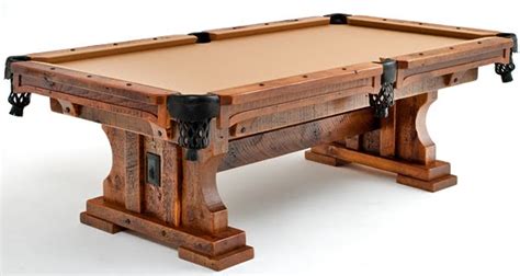 Go Rustic!: Barn Wood Pool Table