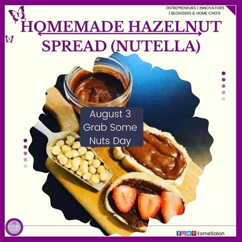 Homemade Hazelnut Spread (Nutella)