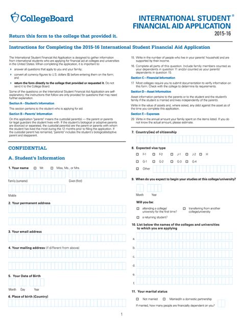 Student Financial Aid Application 2015-2024 Form - Fill Out and Sign Printable PDF Template ...