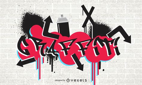 Graffiti Fonts Vector Vector Download