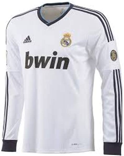 ADIDAS REAL MADRID 2013 RONALDO HOME LS 110TH ANNIVERSARY JERSEY ...