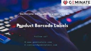 Print Product Barcode Labels | PPT