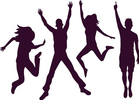 Silhouette Party - Carnival party silhouette png download - 5010*3609 - Free Transparent ...