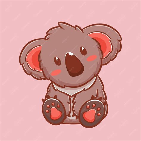 Premium Vector | Cute koala cartoon character