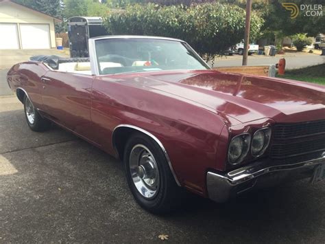 Classic 1970 Chevrolet Chevelle Malibu Convertible for Sale - Dyler