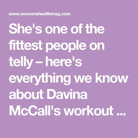 33 reasons Davina McCall is fitter than ever at 54 & everything we know about her workout ...