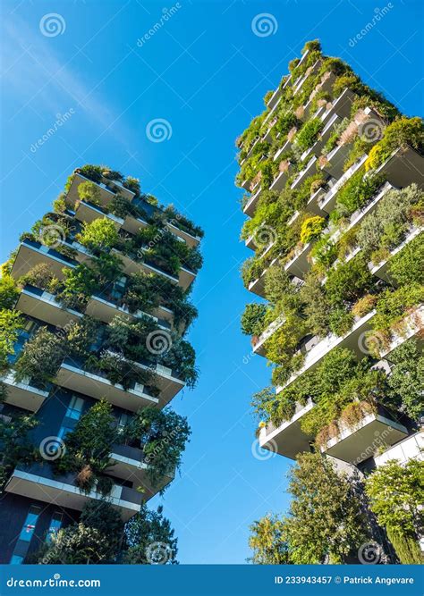 Bosco Verticale, Vertical Forest, Modern Condo With Trees Growing On Balconies, Sustainable ...