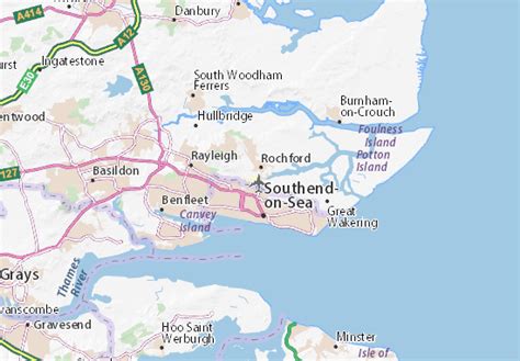 MICHELIN Southend Airport map - ViaMichelin