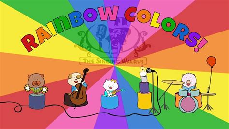 Rainbow Colors Song | Colors Song for Kids | The Singing Walrus - YouTube