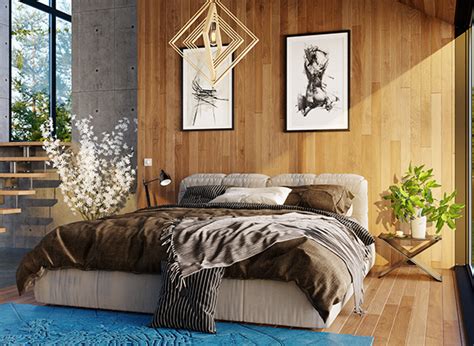 Bedroom by lake on Behance