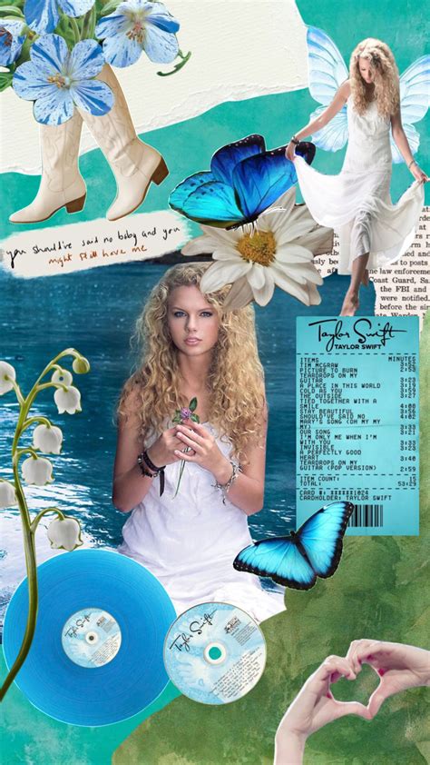 Debut 💙 #taylorswift #debut #taylorswiftdebut #moodboard #summer #aesthetic #swift #swiftie # ...