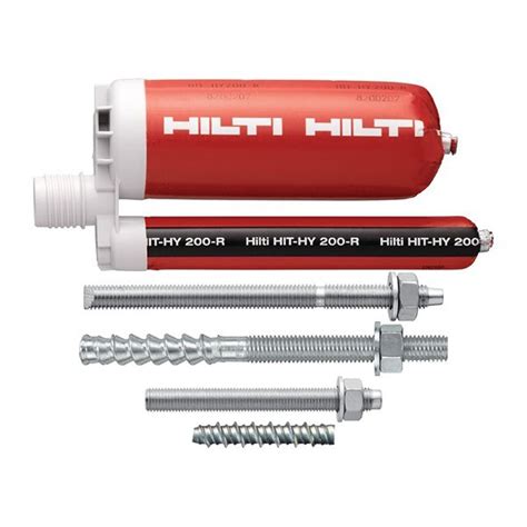 Buy Hilti HY 200 R With Rebar, HIT-Z, HIT-V, HIS Rods - Chemical Anchor Online at Best Prices in ...