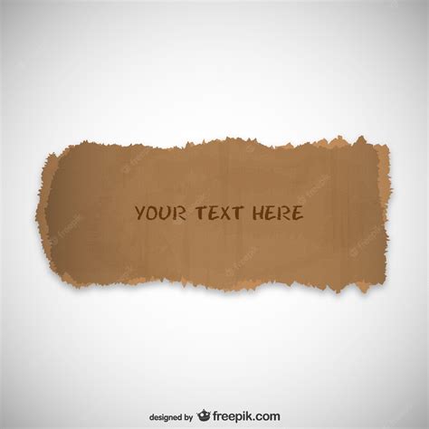 Premium Vector | Torn paper banner template