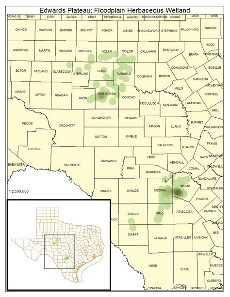 Edwards Plateau Map