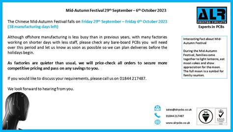 Mid-Autumn Festival 2023 - ALR Services Ltd