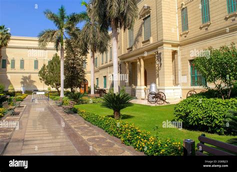 Cairo - Egypt - October 4, 2020: Presidency museum and Facade of Abdeen ...