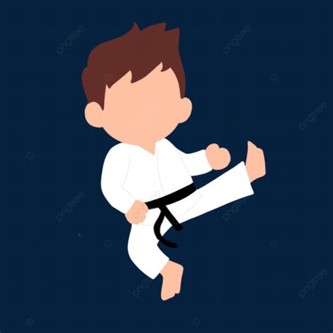 Black Belt Karate Boy, Boy, Karate, Sport PNG Transparent Clipart Image ...