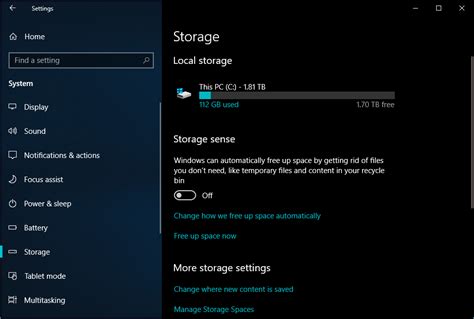 How To Free Up To 46GB Storage After Installing Windows 10 April 2018 ...