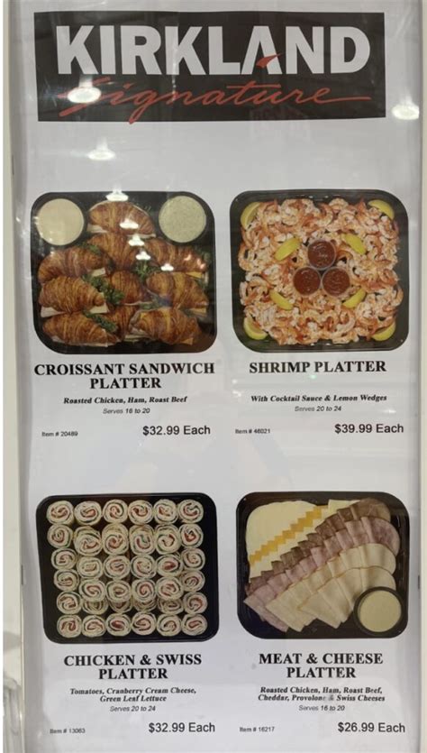 Full Costco Catering Menu (Party Platters and Pricing) - AisleofShame.com