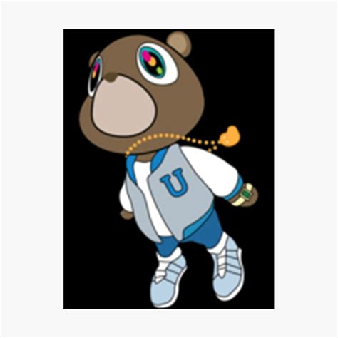 Kanye West Graduation Bear Sticker/decal Kanye West Hong Kong ...