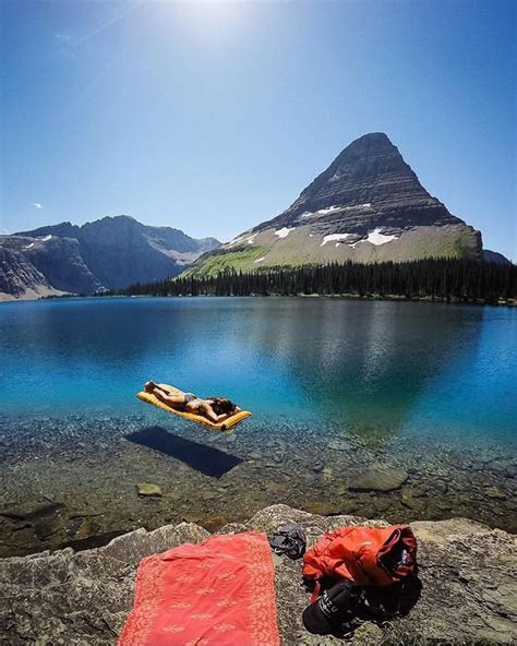 Glacier National Park in Montana.⛰ ⠀⠀⠀⠀⠀⠀⠀⠀⠀ GLACIER IS A PART OF THE ...