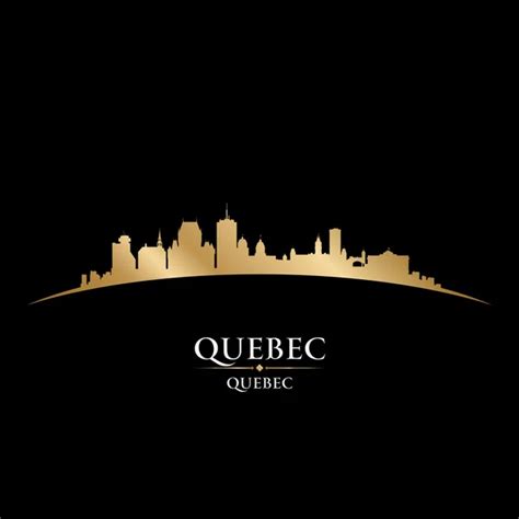 Quebec city skyline Vector Art Stock Images | Depositphotos