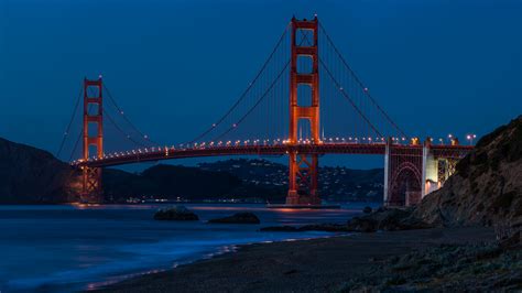 Golden Gate Bridge, Baker Beach, USA