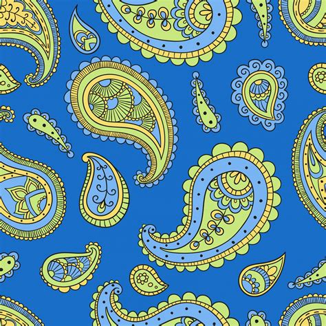 Paisley Pattern Wallpaper Blue Free Stock Photo - Public Domain Pictures