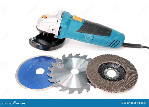 The angle grinder. stock photo. Image of grinder, industrial - 104893648