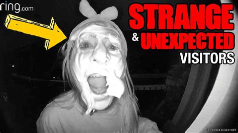 Strange & Unexpected Visitors #2 (Caught on Ring Doorbell) - YouTube